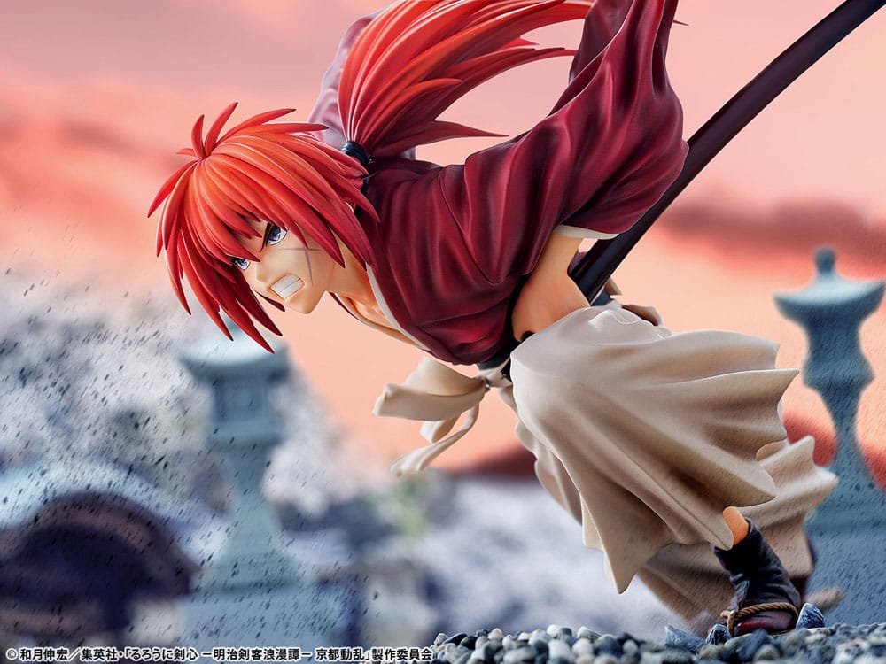 Rurouni Kenshin: Meiji Kenkaku Romantan Kyoto Douran PVC Statue 1/6 Kenshin Himura Dragon Flight of Heaven Ver. 26 cm P033587