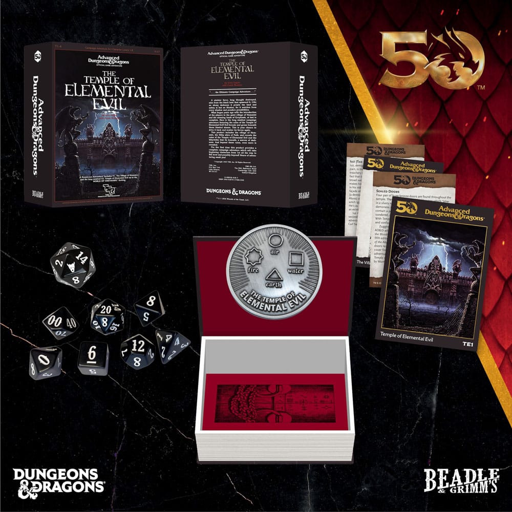 Dungeons & Dragons Classic Module Dice Set The Temple of Elemental Evil (7) P033664