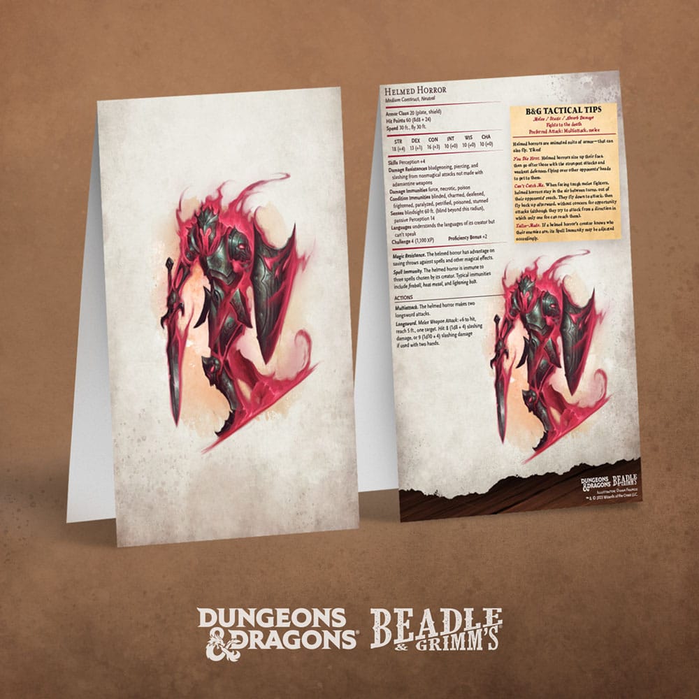 Dungeons & Dragons RPG Encounter Cards Challenge Rating 0-6: Pack 2 *english*