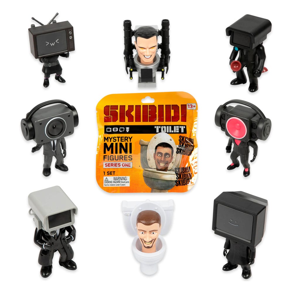 Skibidi Toilet Minifigures 6 cm Series 1 Display (24) P033824