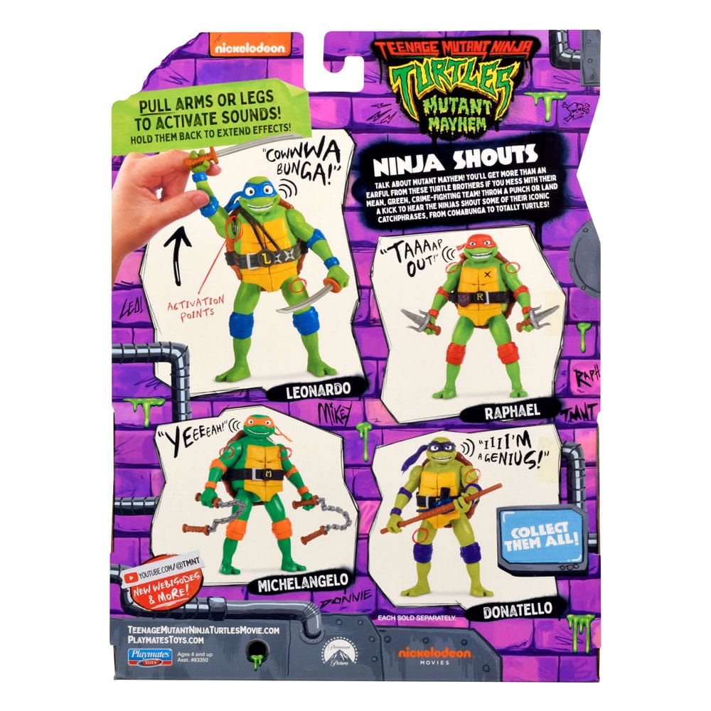 Teenage Mutant Ninja Turtles Movie Action Figures Deluxe Assortment (8) 15 cm
