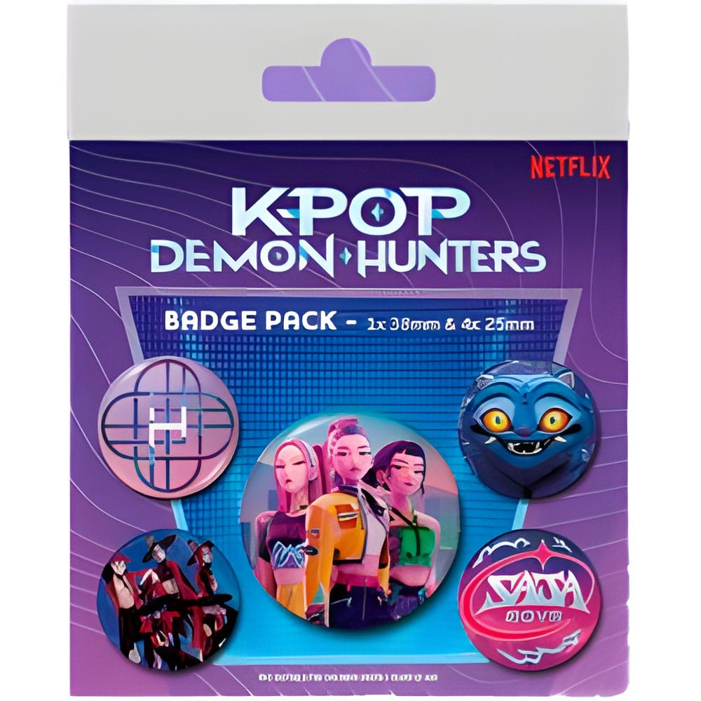 KPop Demon Hunters Pin-Back Buttons 5-Pack P066869