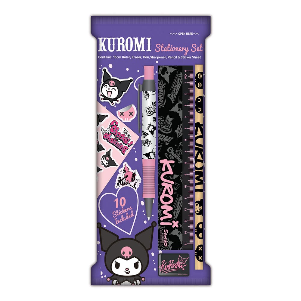 Sanrio Stationery Set 6-Pack Kuromi P034096