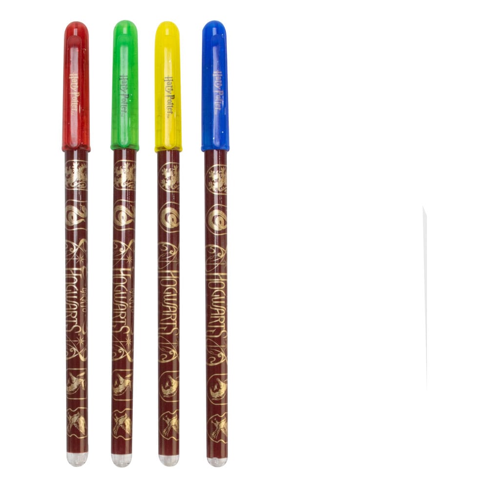 Harry Potter Gel Pens 4-Pack Colourful Crest P034124