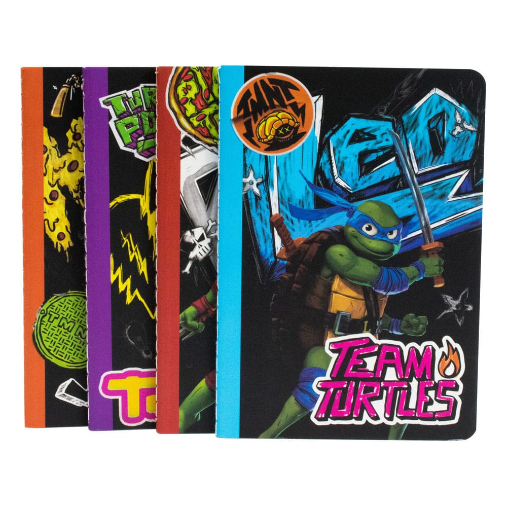 Teenage Mutant Ninja Turtles 4-Pack Notebooks P034181