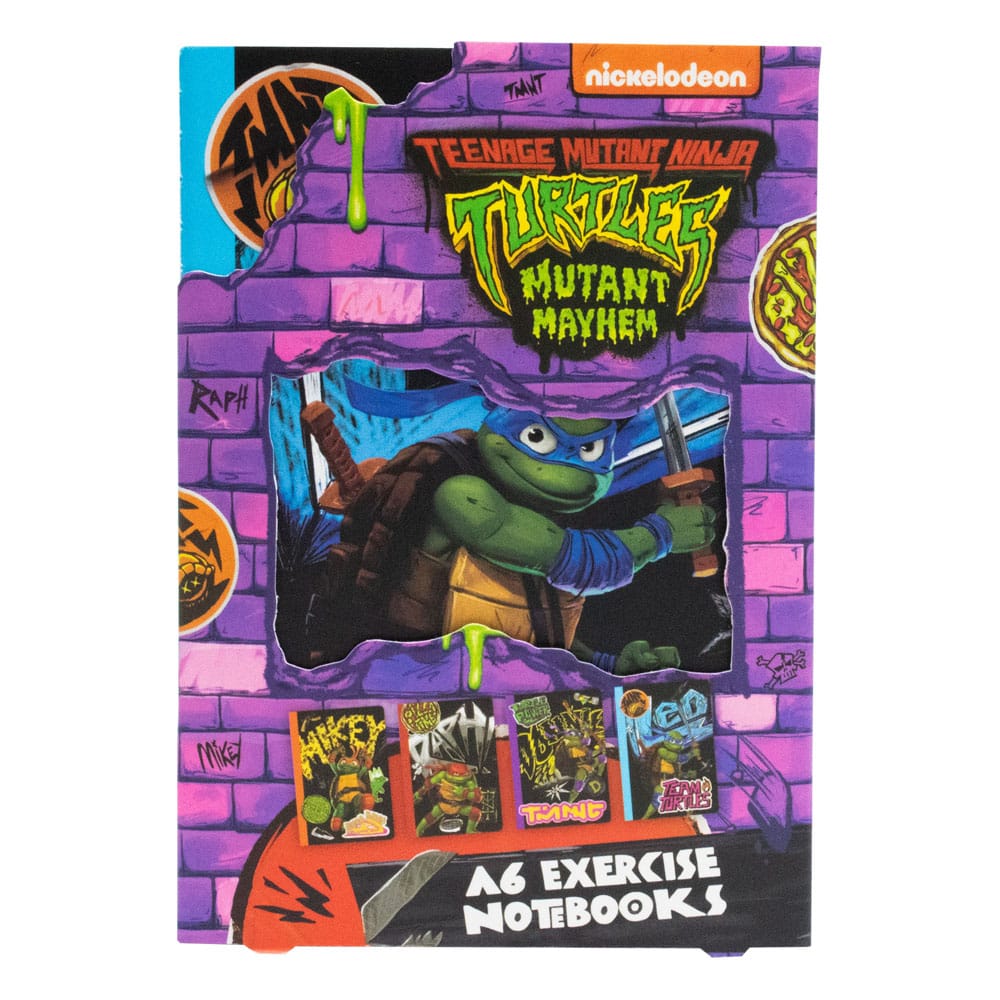 Teenage Mutant Ninja Turtles 4-Pack Notebooks P034181