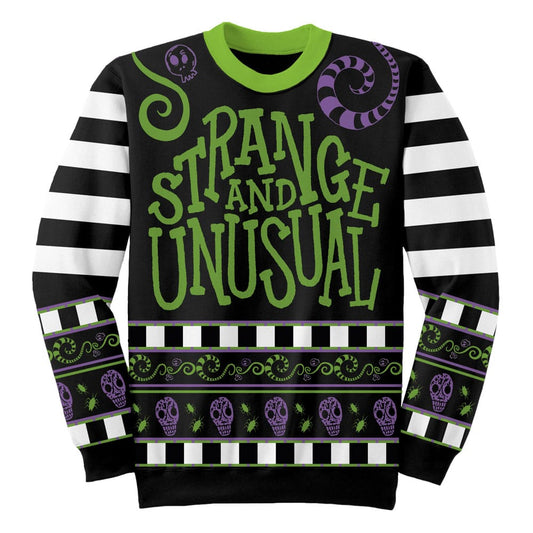 Beetlejuice Sweatshirt Jumper Strange & Unusual Size M P034221
