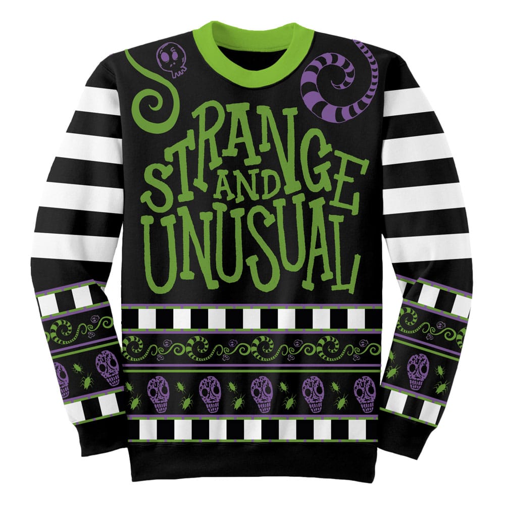 Beetlejuice Sweatshirt Jumper Strange & Unusual Size S P034222