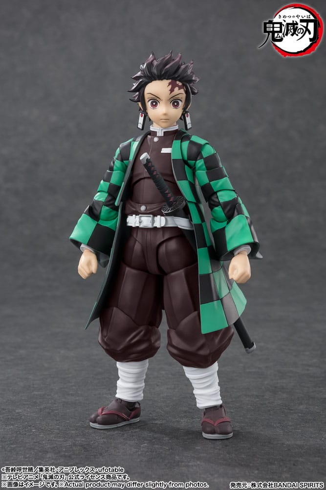 DEMON SLAYER: KIMETSU NO YAIBA S.H. FIGUARTS ACTION FIGURE TANJIRO KAMADO 14 CM P034296