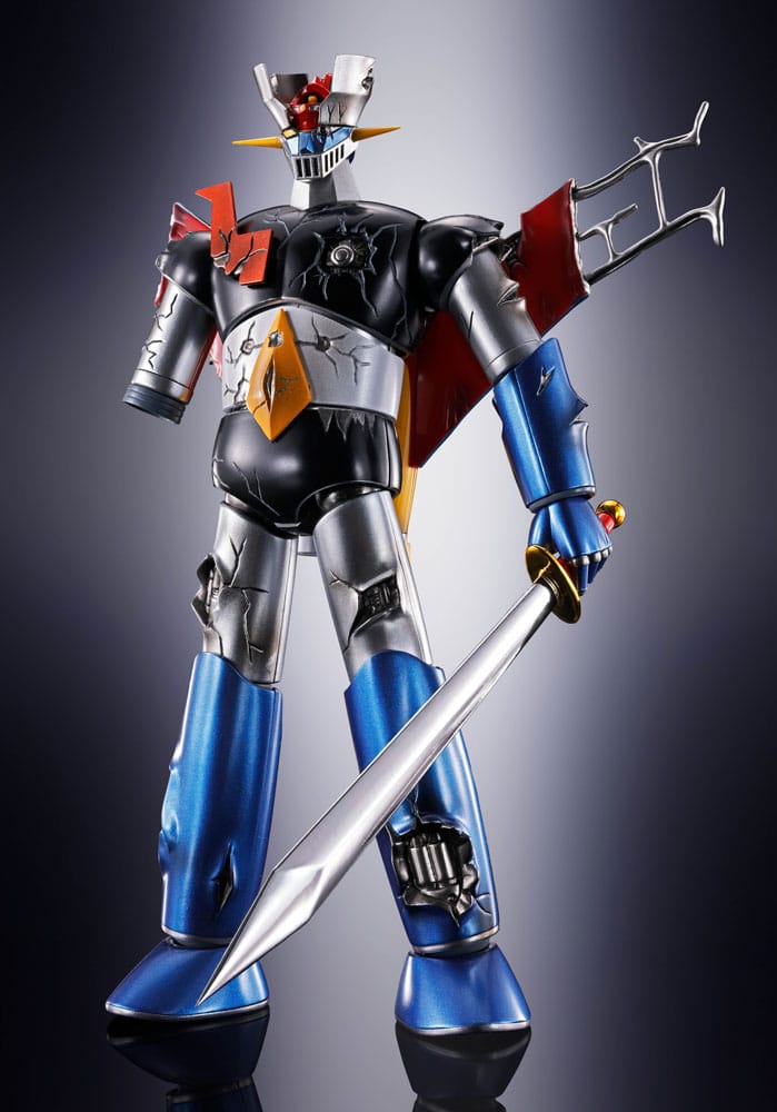 Great Mazinger Soul of Chogokin Diecast Action Figure GX-105D Great Mazinger Z Kakumei Shinka Damage Ver. 17 cm P034299