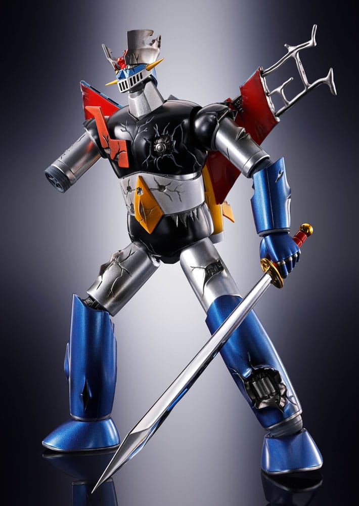 Great Mazinger Soul of Chogokin Diecast Action Figure GX-105D Great Mazinger Z Kakumei Shinka Damage Ver. 17 cm P034299