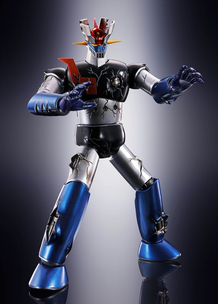 Great Mazinger Soul of Chogokin Diecast Action Figure GX-105D Great Mazinger Z Kakumei Shinka Damage Ver. 17 cm P034299