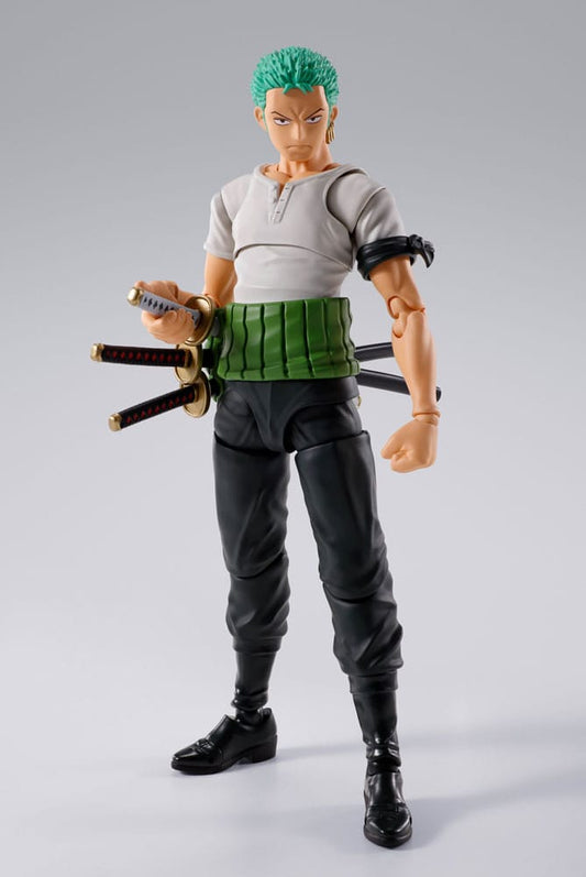 One Piece S.H.Figuarts Action Figure Roronoa Zoro Romance Dawn Ver. 15 cm P034307