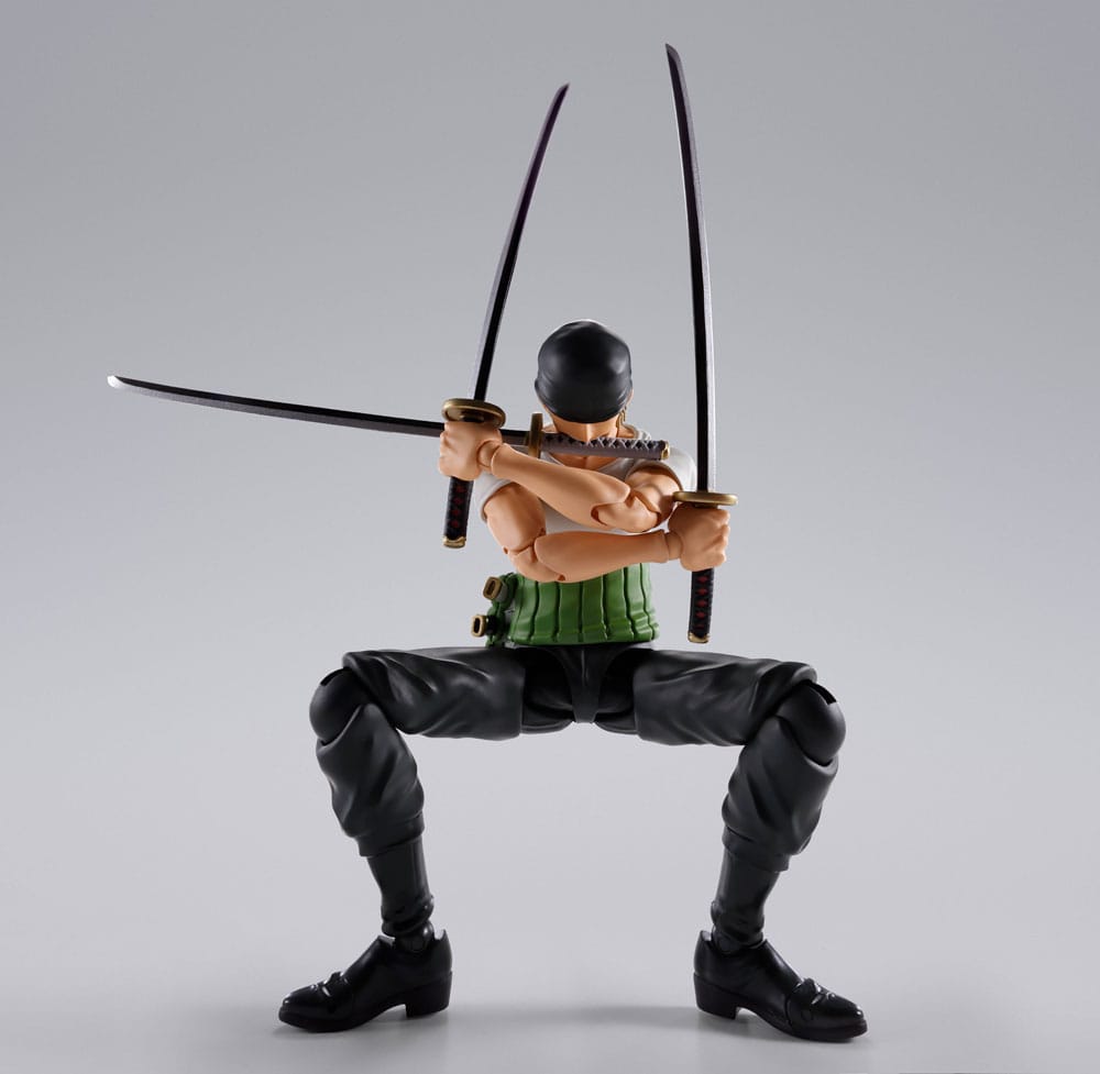 One Piece S.H.Figuarts Action Figure Roronoa Zoro Romance Dawn Ver. 15 cm P034307