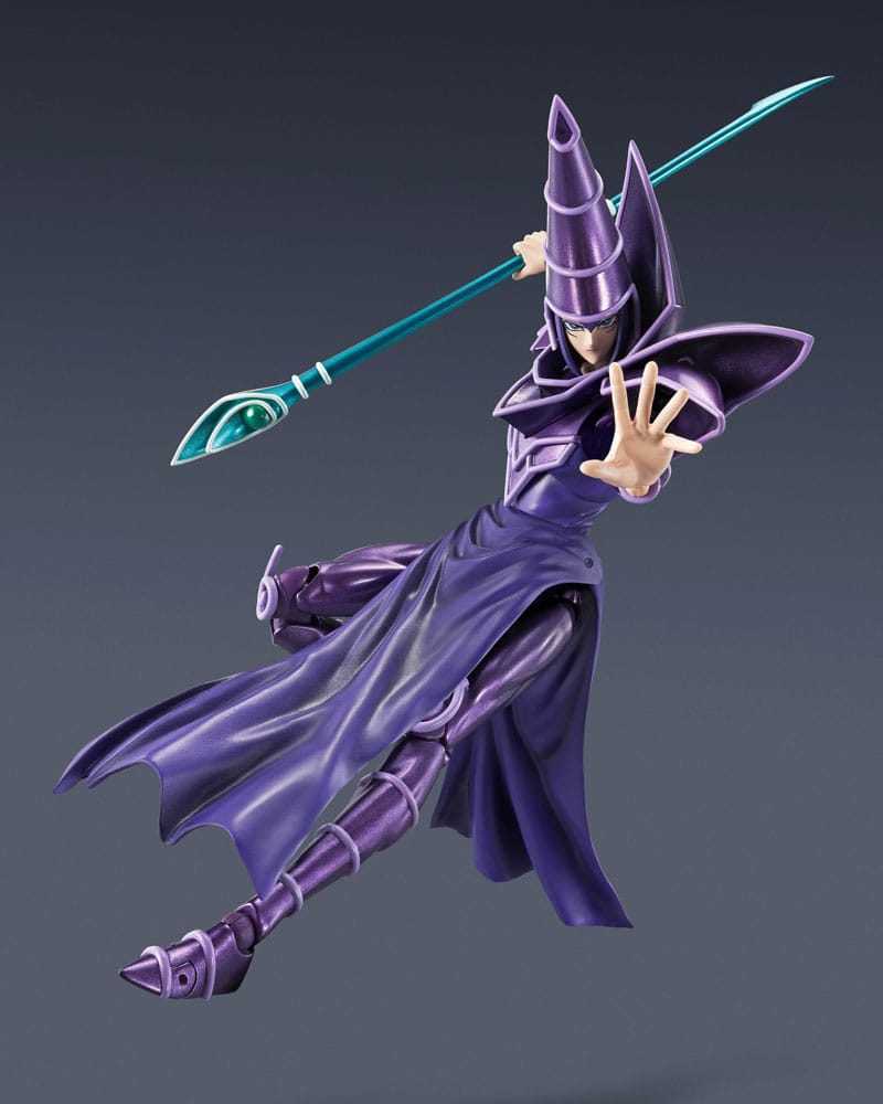 YU-GI-OH! S.H. MONSTERARTS ACTION FIGURE DARK MAGICIAN 19 CM P034322