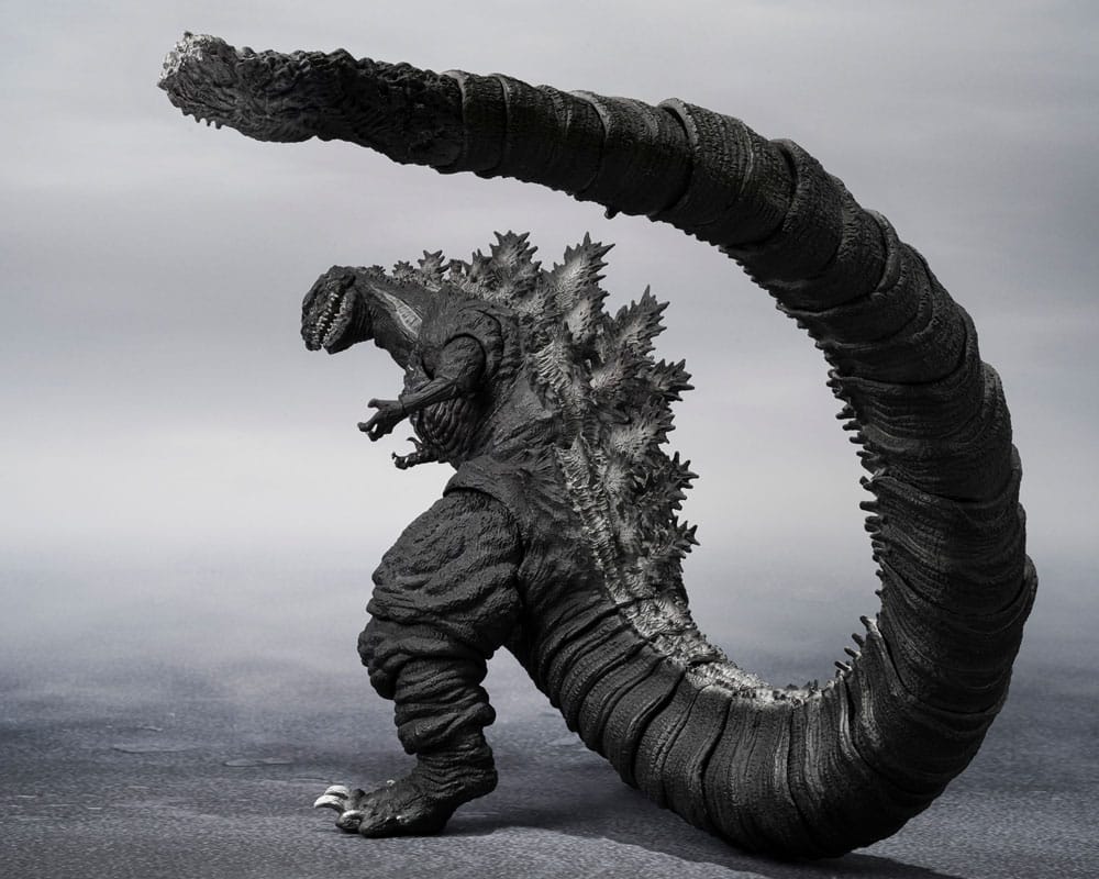 Godzilla S.H. MonsterArts Action Figure Godzilla (2016) The Fourth Orthochromatic Version 18 cm P034330