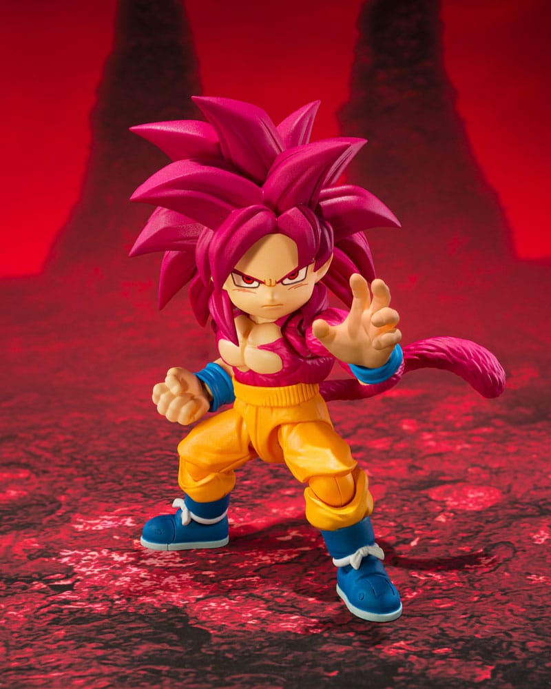Dragon Ball Daima S.H.Figuarts Action FigureSuper Saiyan Level 4 Son Goku (mini) 8 cm P034361