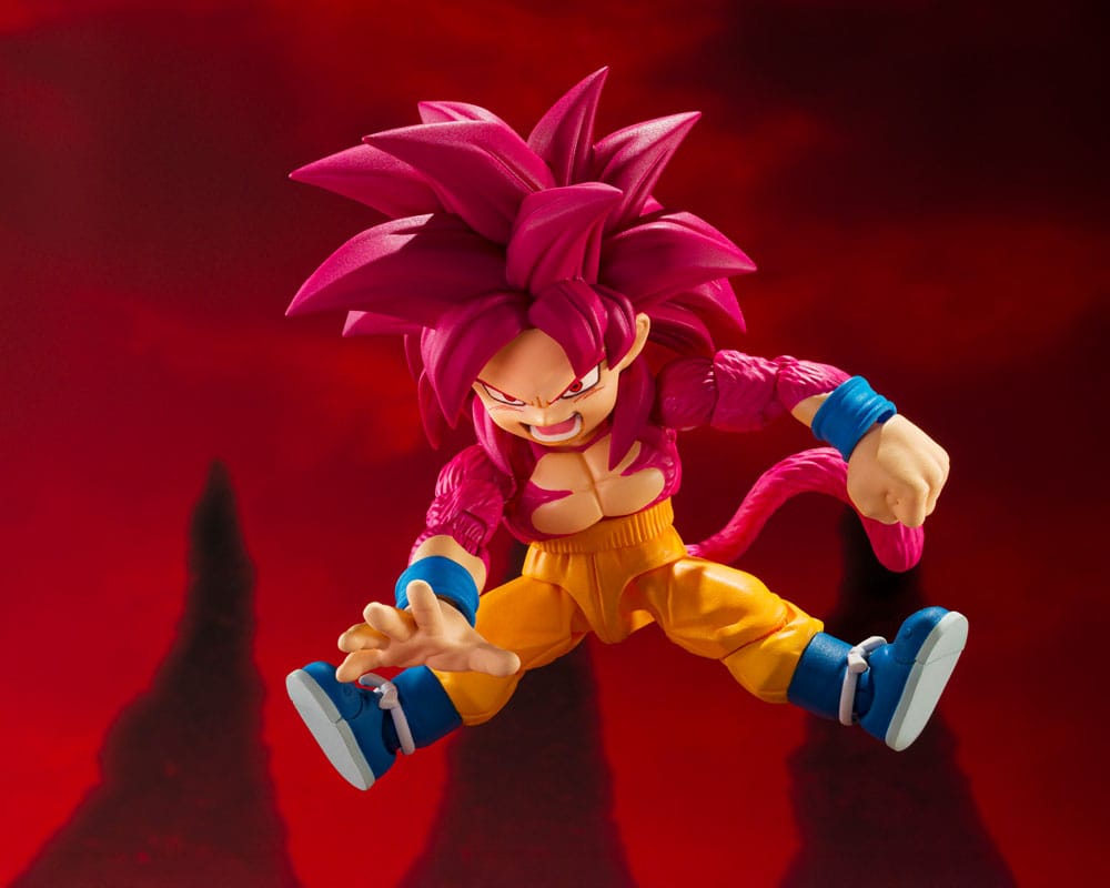 Dragon Ball Daima S.H.Figuarts Action FigureSuper Saiyan Level 4 Son Goku (mini) 8 cm P034361