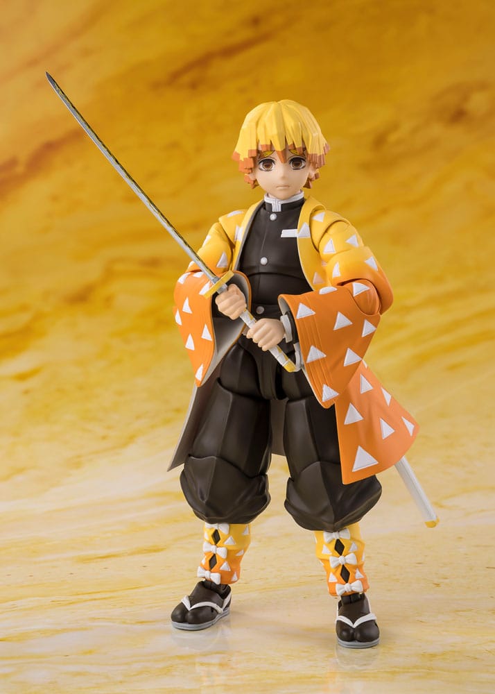Demon Slayer: Kimetsu no Yaiba S.H.Figuarts Action Figure Zenitsu Agatsuma 14 cm P034369