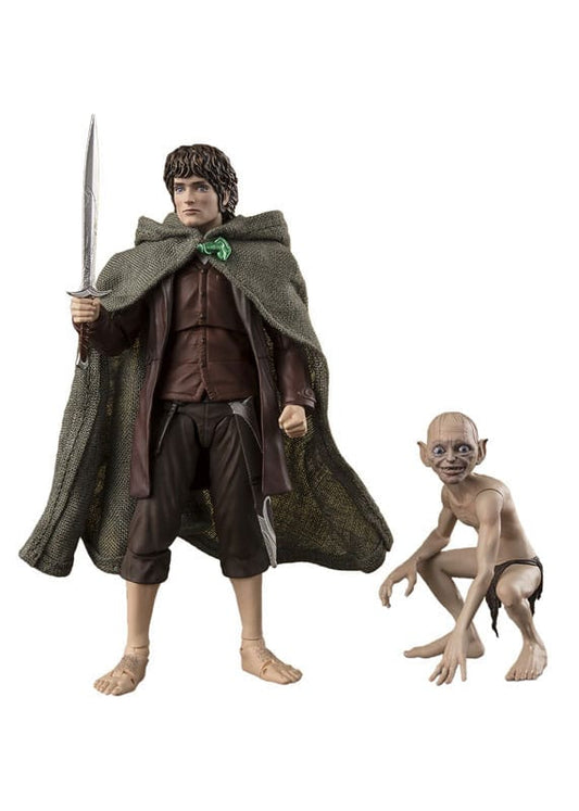 Lord of the Rings S.H. Figuarts Action Figures Frodo Baggins & Gollum P034403