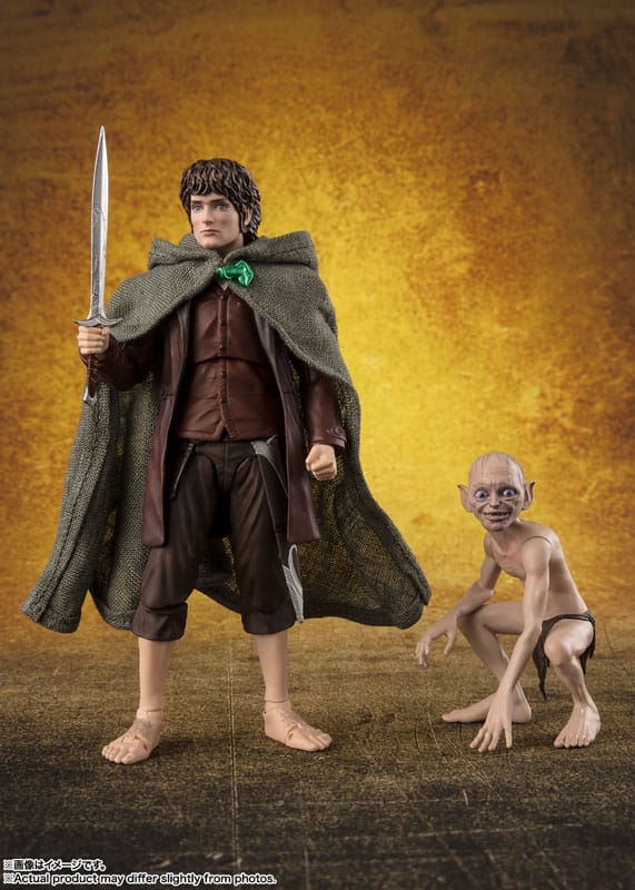 Lord of the Rings S.H. Figuarts Action Figures Frodo Baggins & Gollum P034403
