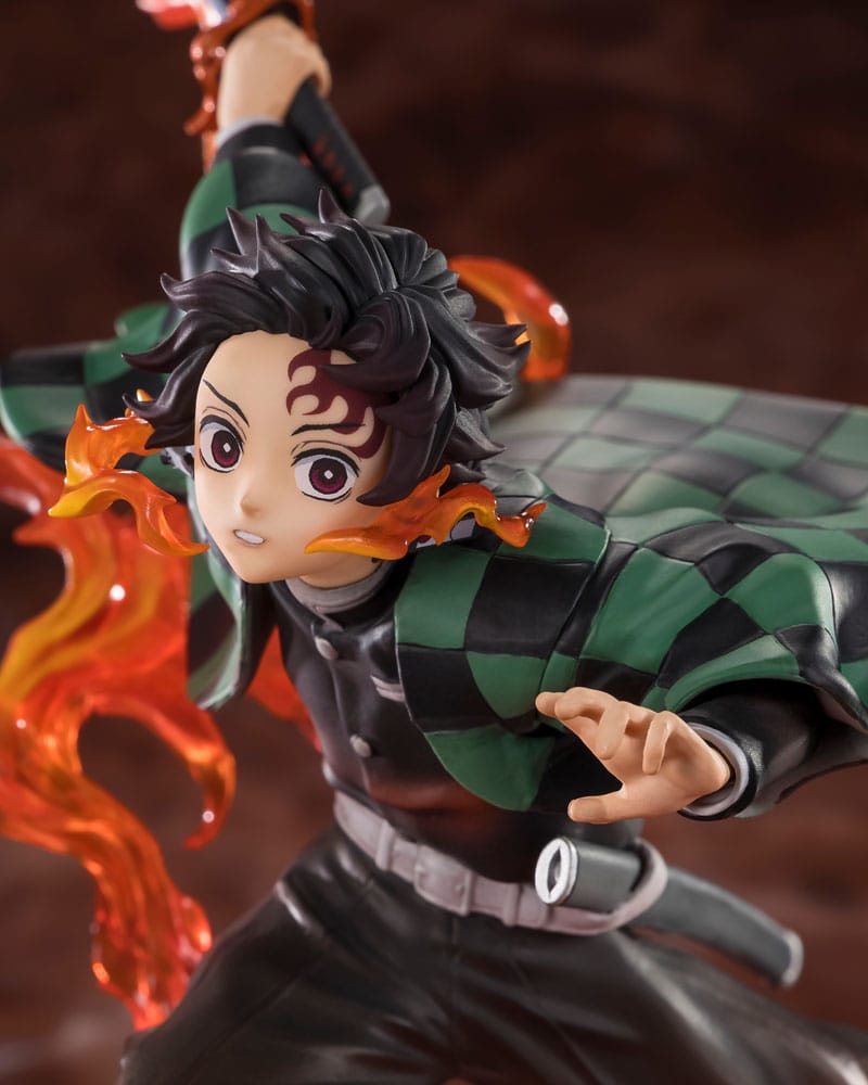 Demon Slayer: Kimetsu no Yaiba FiguartsZERO PVC Statue Kamado Tanjiro (Kyojuro Rengoku's Sword Guard Ver.) 19 cm P034423