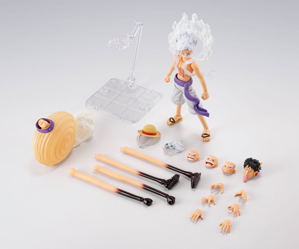 One Piece S.H.Figuarts Action Figure Monkey D. Luffy Gear 5 -Future Island Egghead- 15 cm P034443