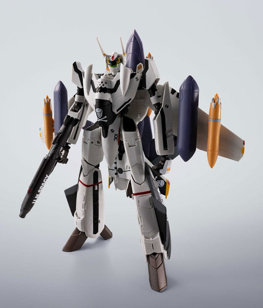 Macross 7 Hi-Metal R Action Figure VF-0S Phoenix (Roy Focker Use) & QF-2200D-B Ghost Set 14 cm P034477