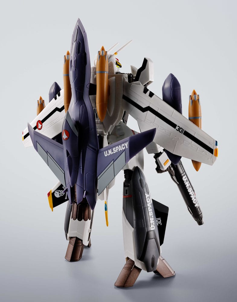 Macross 7 Hi-Metal R Action Figure VF-0S Phoenix (Roy Focker Use) & QF-2200D-B Ghost Set 14 cm P034477
