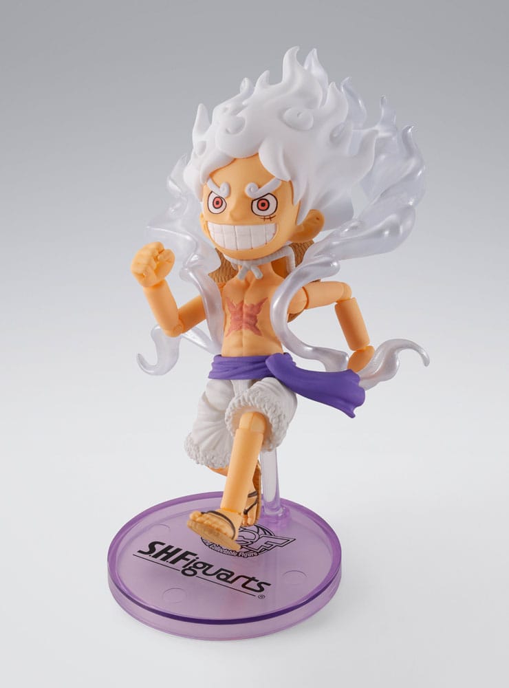 One Piece World Collactable Figures x S.H. Figuarts Action Figure Monkey D. Luffy Gear 5 8 cm P034487