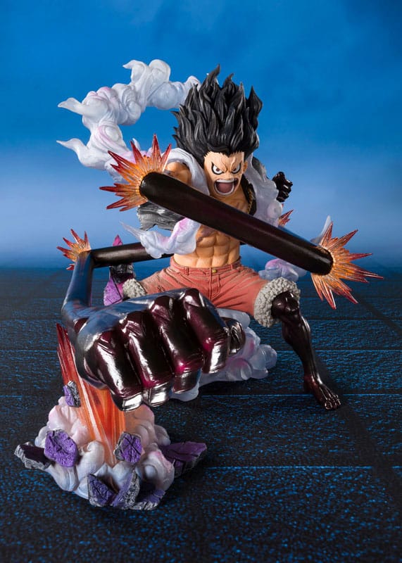 One Piece Figuarts ZERO Extra Battle PVC Statue Monkey D. Luffy Gear 4 Snake Man King Cobra 21 cm P065176