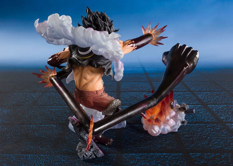 One Piece Figuarts ZERO Extra Battle PVC Statue Monkey D. Luffy Gear 4 Snake Man King Cobra 21 cm P065176