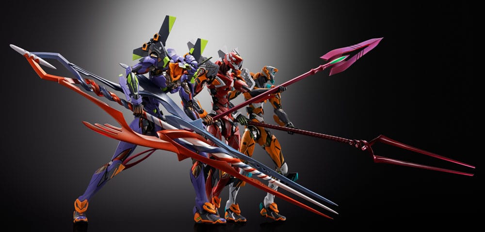 Neon Genesis Evangelion Metal Build Action Figure Eva Production Model-02 30th with the Spear of Cassius 22 cm P034496