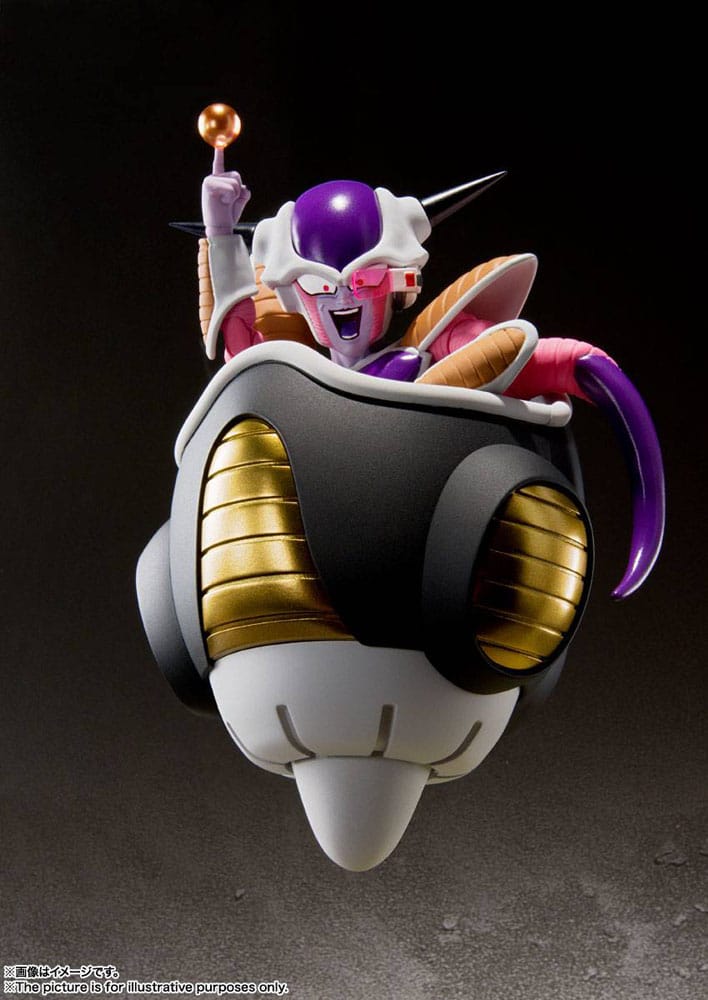 Dragon Ball Z S.H. Figuarts Action Figure Frieza (First Form) & Frieza Pod Reissue 11 cm P069205