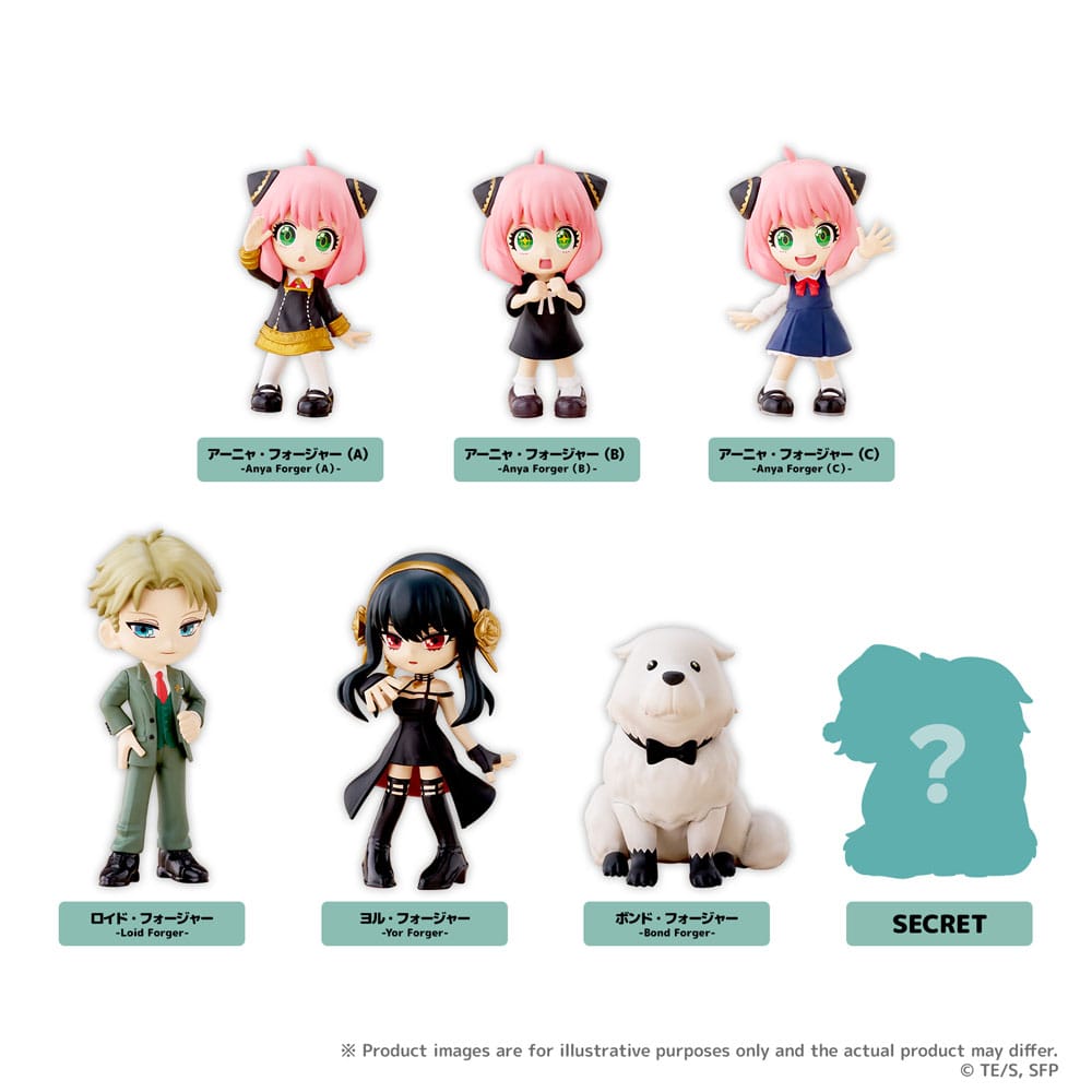 Spy x Family PalVerse PVC Figures 9 cm Assortment (6) P034547