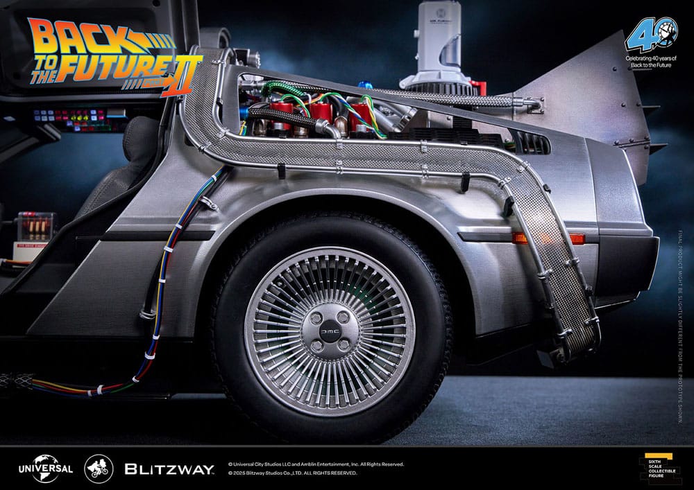 Back to the Future II Premium UMS vehicle 1/6 Time Machine 74 cm P034613