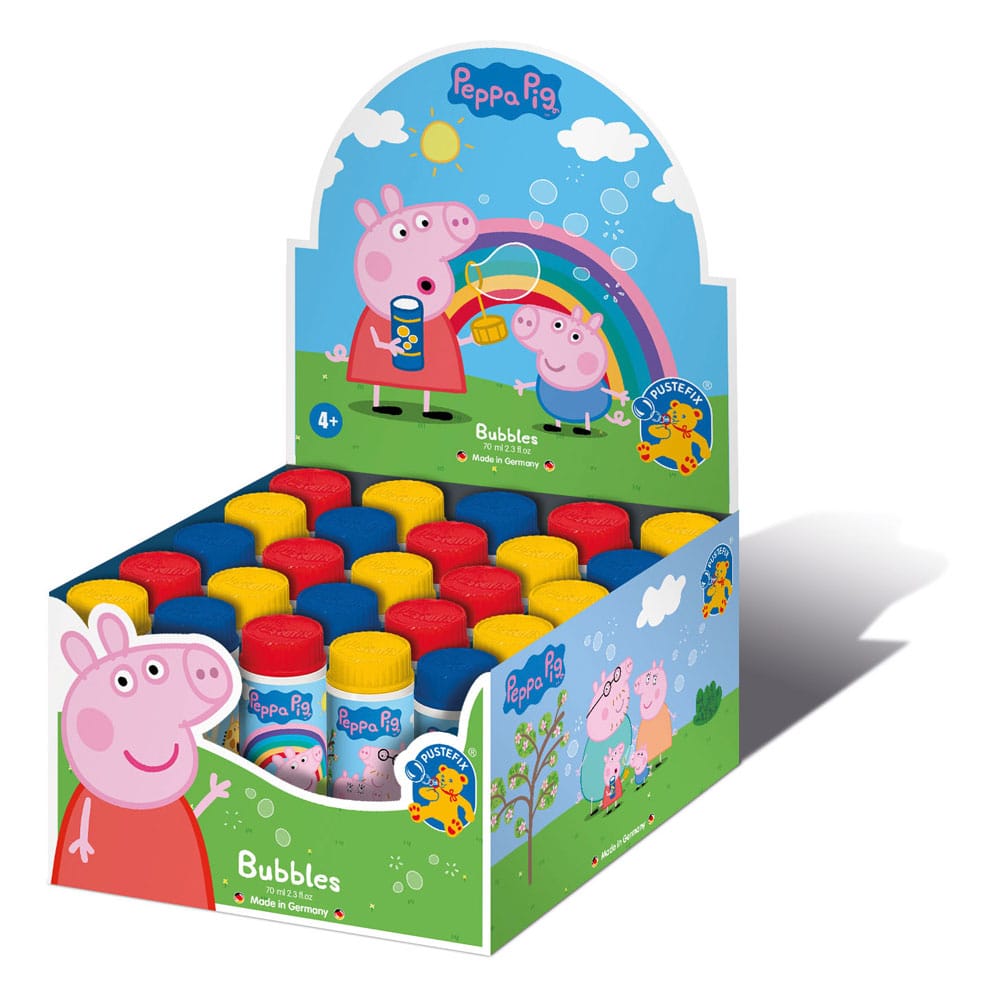 Peppa Pig Pustefix Soap Bubble Bottle Classic Assortment (25) P034712