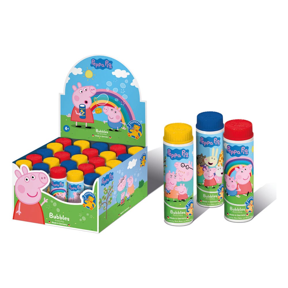 Peppa Pig Pustefix Soap Bubble Bottle Classic Assortment (25) P034712