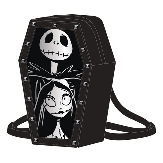 The Nightmare before Christmas Fashion - Faux Leather Backpack Jack Coffin-shaped P034744