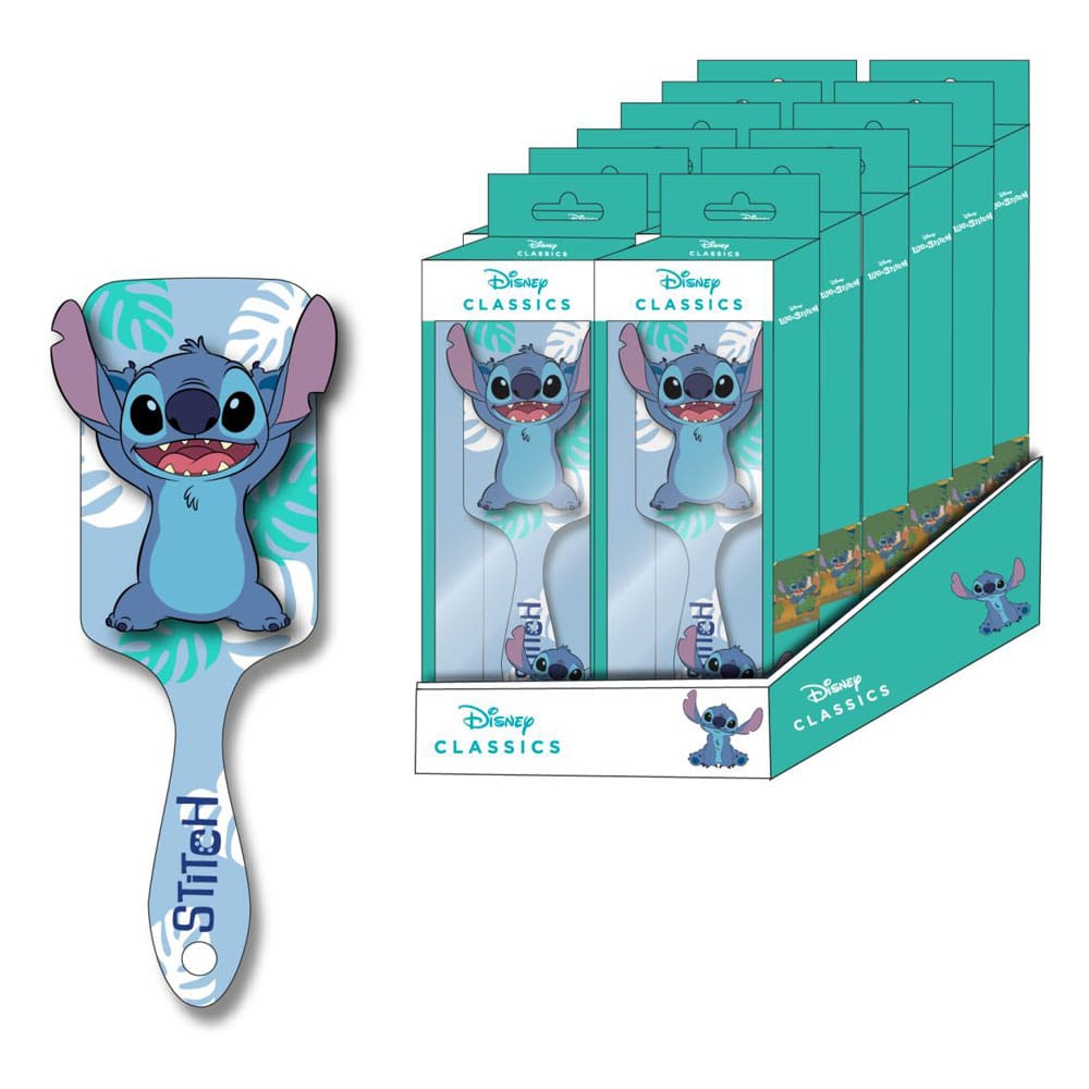Lilo & Stitch Hairbrush Stitch Happy P034853