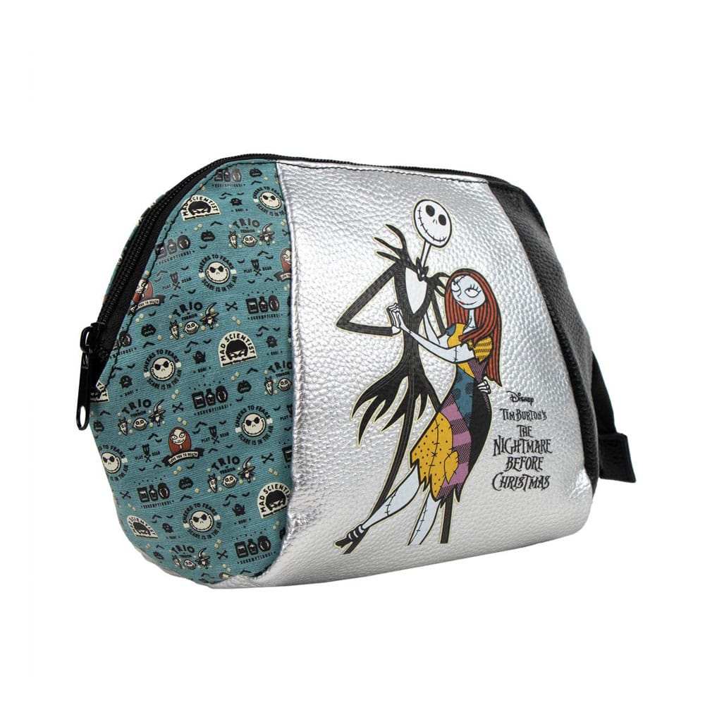 Nightmare Before Christmas Make Up Bag Jack & Sally Patchwork P034875