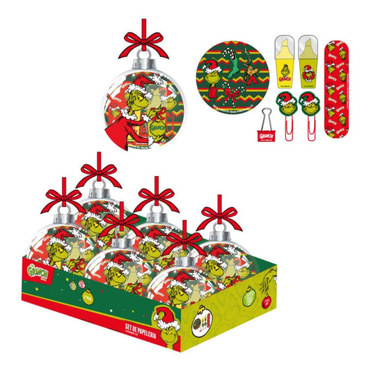 The Grinch tree ornment with stationery - set 5 pieces P034929