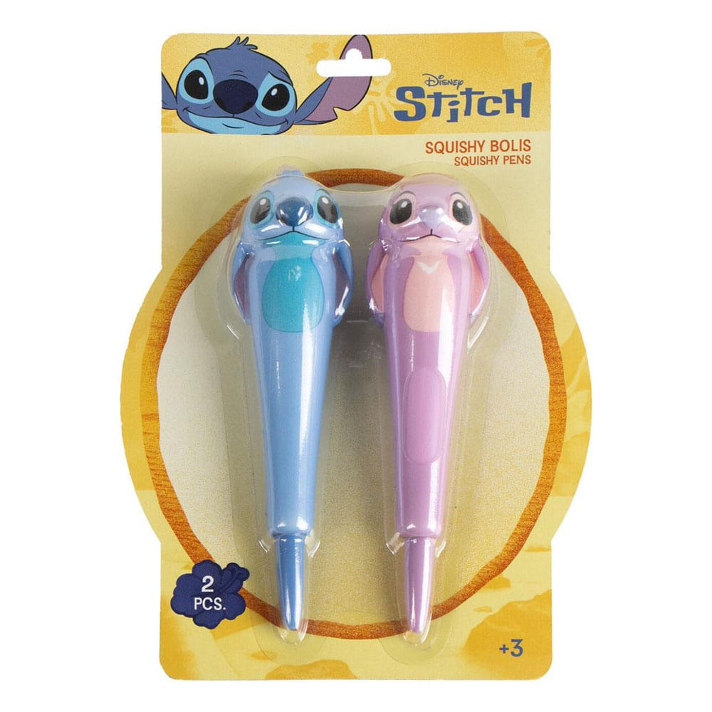 Loli & Stitch Squishy ball pen 2-Pack P034942