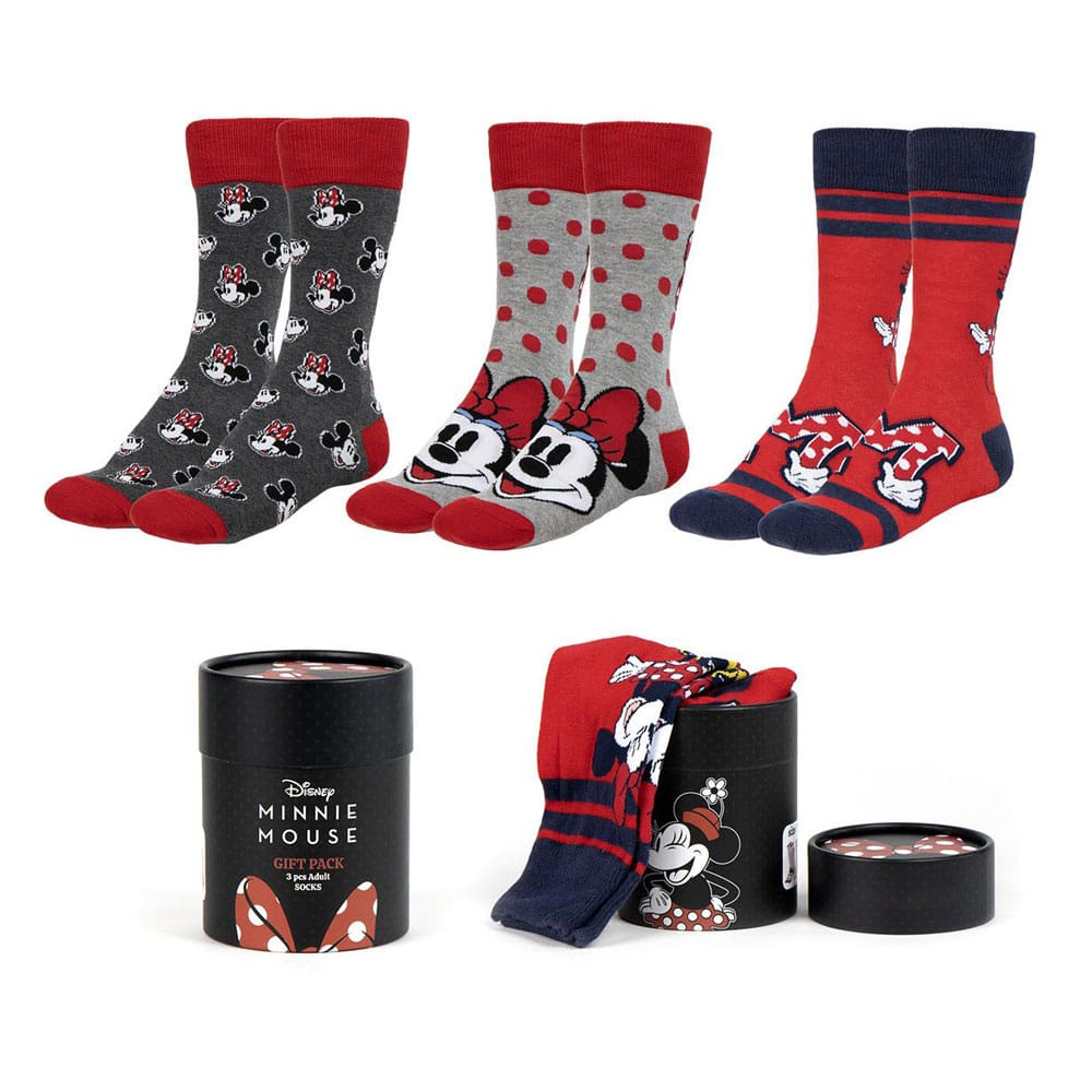 Disney Socks 3-Pack Minnie 1 36-43 P034982