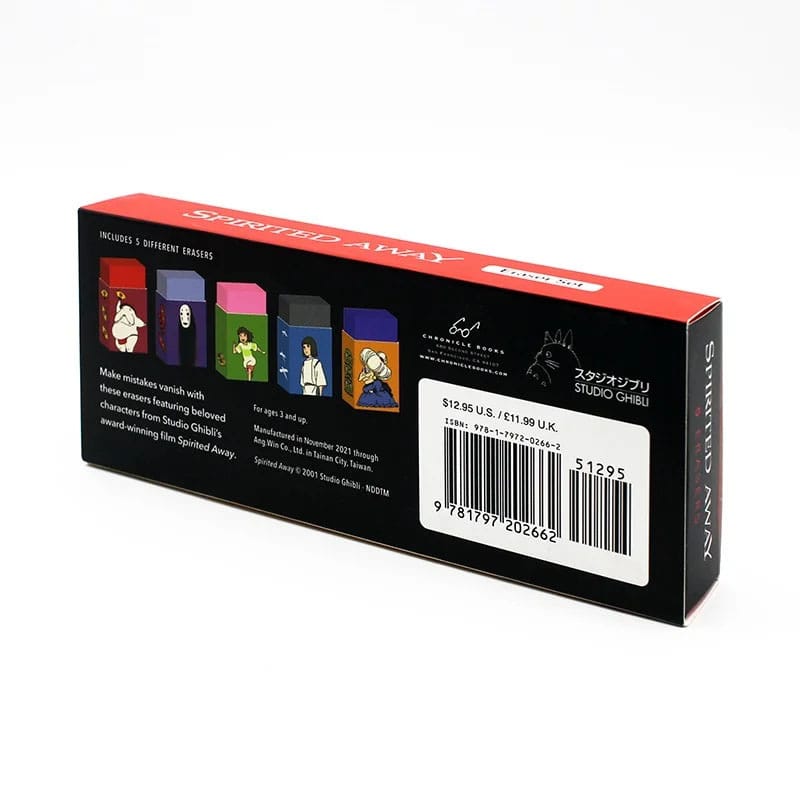 Spirited Away Eraser Set (5) P035115