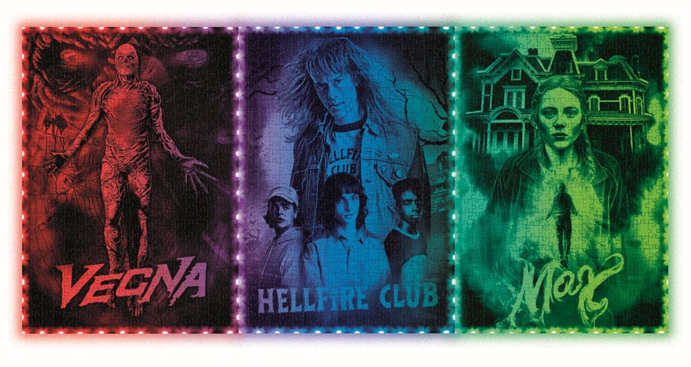Stranger Things Metamorphic Art Collection Jigsaw Puzzle with Light-Up Effect Vecna (520 pieces) P068158