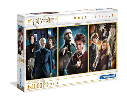 Harry Potter Multi Jigsaw Puzzle Characters (3 x 1000 pieces) P035141
