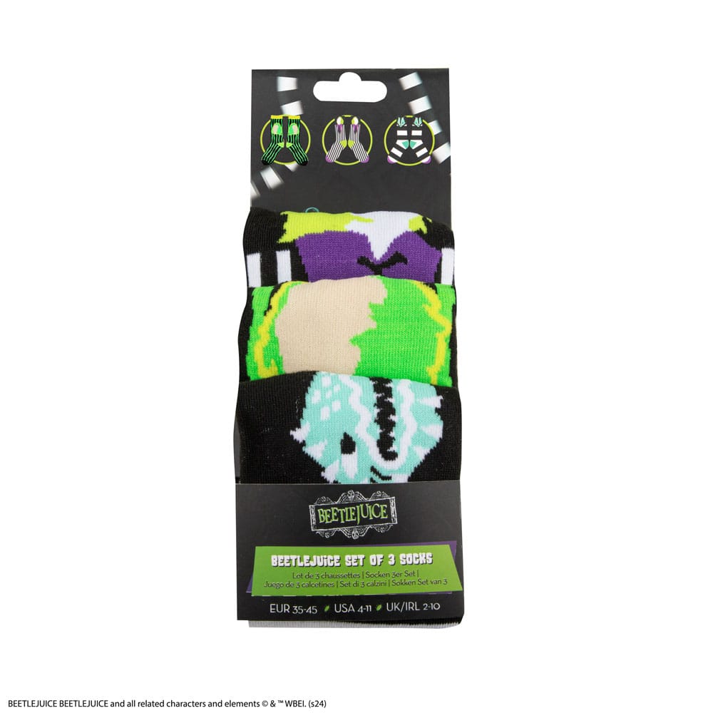 Beetlejuice Socks 3-Pack P035287