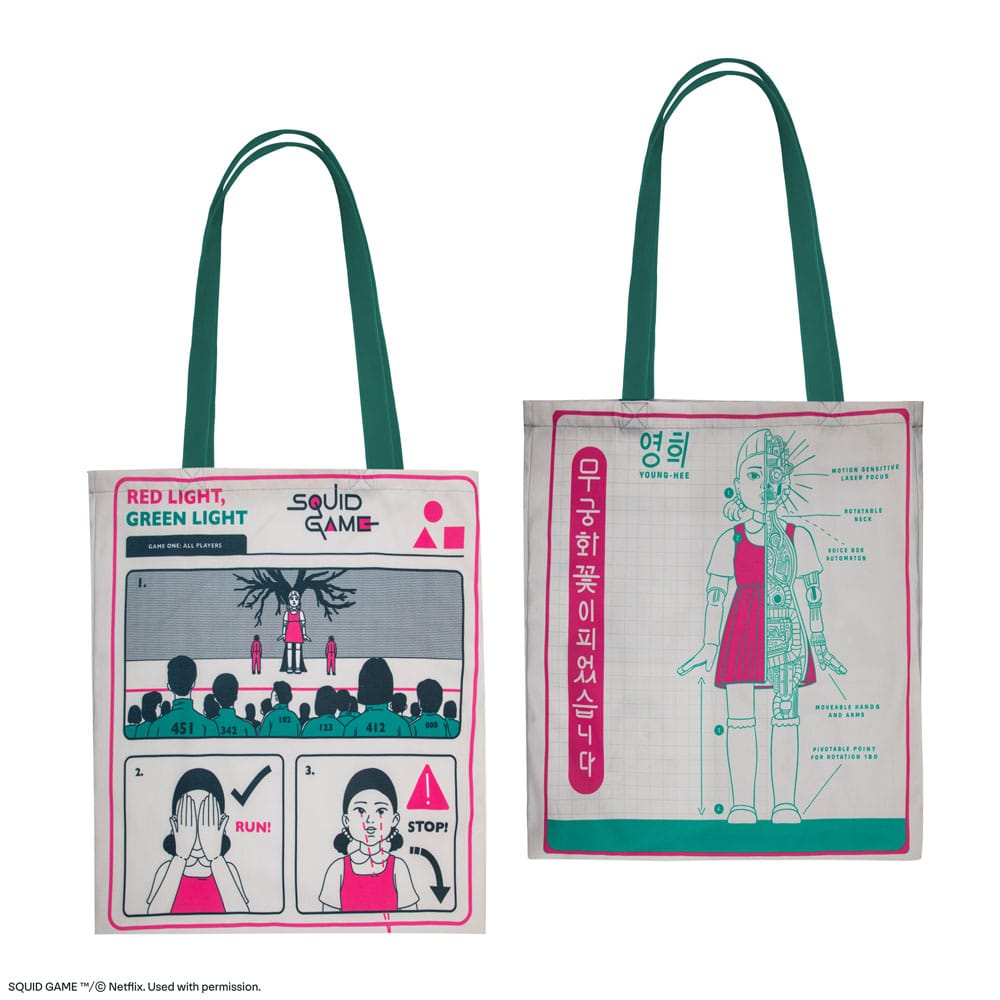 Squid Game Tote Bag Young-hee Blue Print P035325