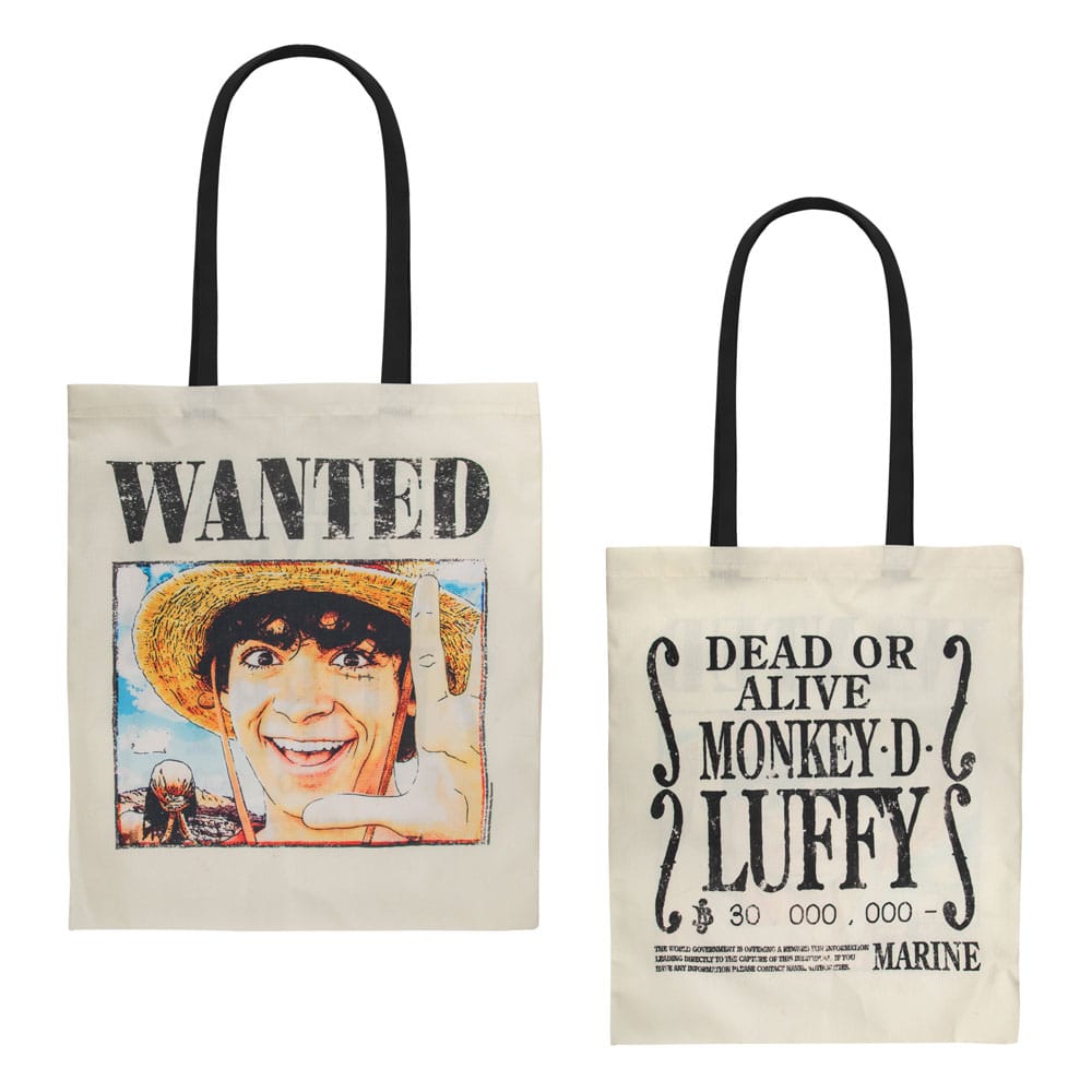 One Piece Tote Bag Wanted Luffy P035333
